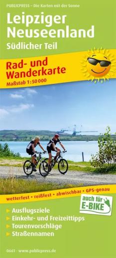 Rad- und Wanderkarte Leipziger Neuseenland