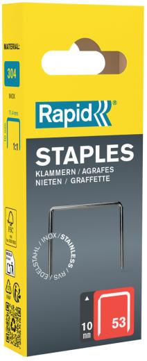 Rapid Feindrahtklammern Typ 53, 10 mm, Kleinpackung