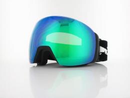 Red Bull SPECT JON 03GR2 matt black black strap white logo / smoke green mirror - light pink