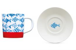 REMEMBER Fish Espressotasse inkl. Untertasse
