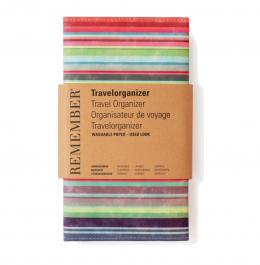 Remember Micro Stripes Travelorganizer - mehrfarbig - 13 x 23,5 cm
