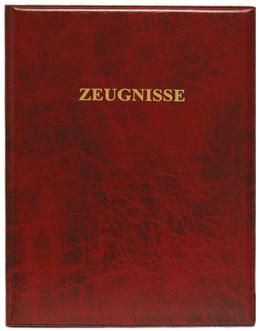 Restposten: ROTH Zeugnisringbuch, Kunststoff, A4, dunkelrot