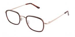 Retro Lesebrille Schildpatt Optik gold