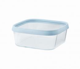 RIG-TIG by stelton COOK & FREEZE Auflaufform/Gefrierbox - blau - 21,5 x 21,5 x 9 cm