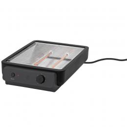 RIG-TIG by stelton FOODIE Flachtoaster - black - H 7,3 cm - B 22 cm - L 33 cm,