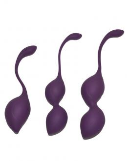 Rimba Toys - Geneva - Kegel Balls Trainingsset - Violett