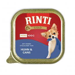Rinti Gold Mini feine St&uuml;ckchen von Huhn und Gans 48x100g
