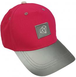 ROTH Kinder-Basecap ReflActions , Diamant, , grau/pink