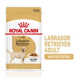 ROYAL CANIN Labrador Retriever Adult Stückchen in Soße Nassfutter für Hunde 20x140g