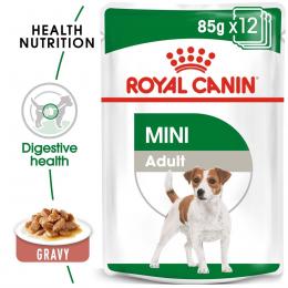 ROYAL CANIN MINI ADULT Nassfutter für ausgewachsene kleine Hunde 12x85g