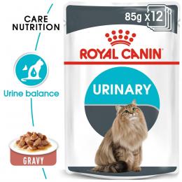 ROYAL CANIN URINARY CARE Gravy Katzennahrung Feucht zur Unterstützung der Harnwegsgesundheit 48x85g