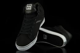 Run Nyc Schuhe Sire Hi Black Sneaker