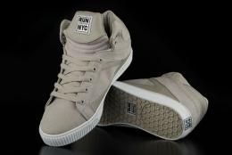 Run Nyc Schuhe Sire Hi Grey Sneaker