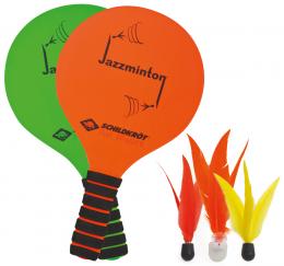 SCHILDKR&Ouml;T Jazzminton-Set, orange / gr&uuml;n