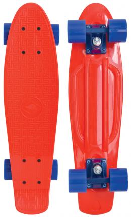 SCHILDKR&Ouml;T Retro Skateboard Native Red