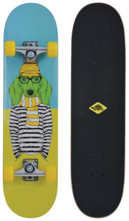 SCHILDKR&Ouml;T Skateboard Kicker 31,  Green Dog