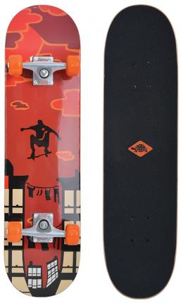 SCHILDKR&Ouml;T Skateboard Kicker 31,  Red Parkour