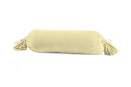 schlafgut Linon Nackenrolle - kamille - 15x40 cm