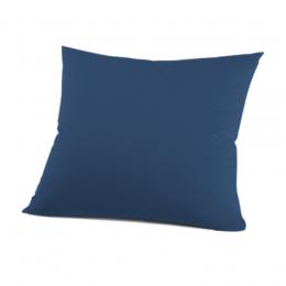 schlafgut Mako-Jersey 15101 Kissenbezug - marine - 80x80 cm