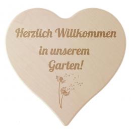 Schneidebrett aus Holz mit individueller Gravur Größe: 24 x 24 x 1,4 cm