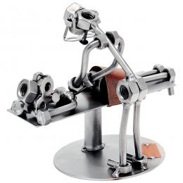 Schraubenpaar Masseur mit Patient