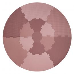 Sebra Spielmatte im Puzzle-Aufbau - blossom pink - Ø 122 cm