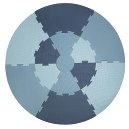 Sebra Spielmatte im Puzzle-Aufbau - powder blue - Ø 122 cm