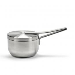 Serax Base Soßenpfanne inkl. Deckel - silber - Ø 16 - Höhe 14 cm