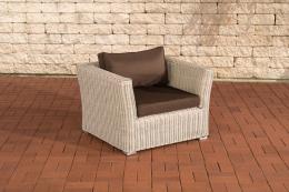 Sessel Mandal Terrabraun perlweiß
