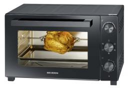 SEVERIN Back- und Toastofen TO 2076, 46 Liter, schwarz