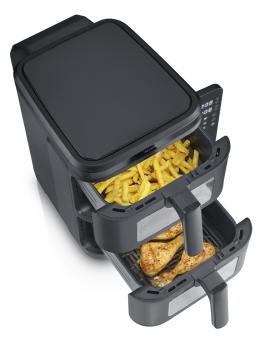 SEVERIN Doppel-Hei&szlig;luft-Fritteuse FR 2468, 2 x 5,5 Liter