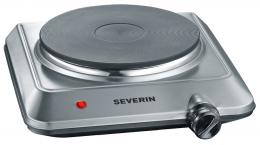 SEVERIN Kochplatte KP 1092, 1500 Watt Edelstahl / schwarz