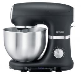 SEVERIN K&uuml;chenmaschine KM 3898, Edelstahl / schwarz