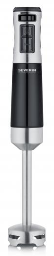 SEVERIN Stabmixer SM 3771, 600 Watt, Edelstahl / schwarz
