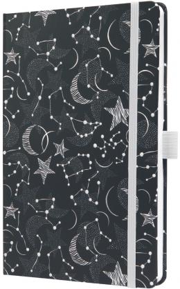 sigel Notizbuch Jolie Beauty , Cosmic Fantasy Black, , DIN A5