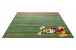 Sigikid Semmel Bunny Kinder-Teppich - grün - 80x150 cm