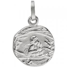 SIGO Anhänger Engel Schutzengel 925 Sterling Silber matt Silberanhänger