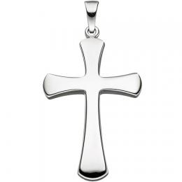SIGO Anhänger Kreuz 925 Sterling Silber Kreuzanhänger Silberanhänger Silberkreuz