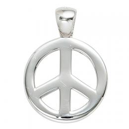 SIGO Anhänger Peace 925 Sterling Silber rhodiniert