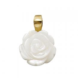 SIGO Anhänger Rose 333 Gold Gelbgold Perlmutt