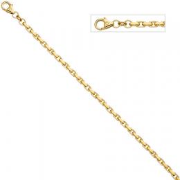 SIGO Ankerarmband 333 Gold Gelbgold diamantiert 21 cm Armband Goldarmband