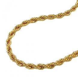 SIGO Armband, 19cm, Kordelkette, Gold 375