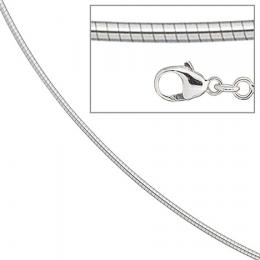 SIGO Halsreif 585 Wei&szlig;gold 1,7 mm 42 cm Gold Kette Halskette Wei&szlig;goldhalsreif