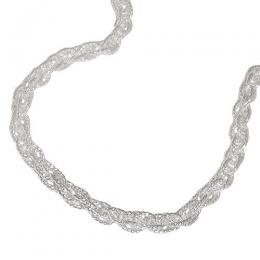 SIGO Kette, Doppelanker 45cm, Silber 925