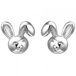 SIGO Kinder Ohrstecker Hase 925 Sterling Silber Ohrringe Kinderohrringe