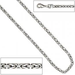 SIGO Königskette 925 Sterling Silber 3,1 mm 45 cm Halskette Kette Silberkette