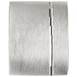 SIGO Medaillon eckig für 1 Foto 925 Sterling Silber matt mattiert Anhänger zum Öffnen