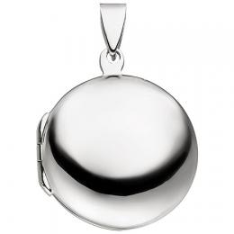 SIGO Medaillon rund zum Öffnen für 2 Fotos 925 Sterling Silber