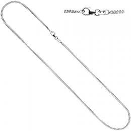 SIGO Panzerkette 925 Sterling Silber 2 mm 50 cm Halskette Kette Silberkette Karabiner