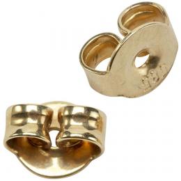 SIGO Pousetten 585 Gold Gelbgold Goldpousetten Verschluss für Ohrstecker